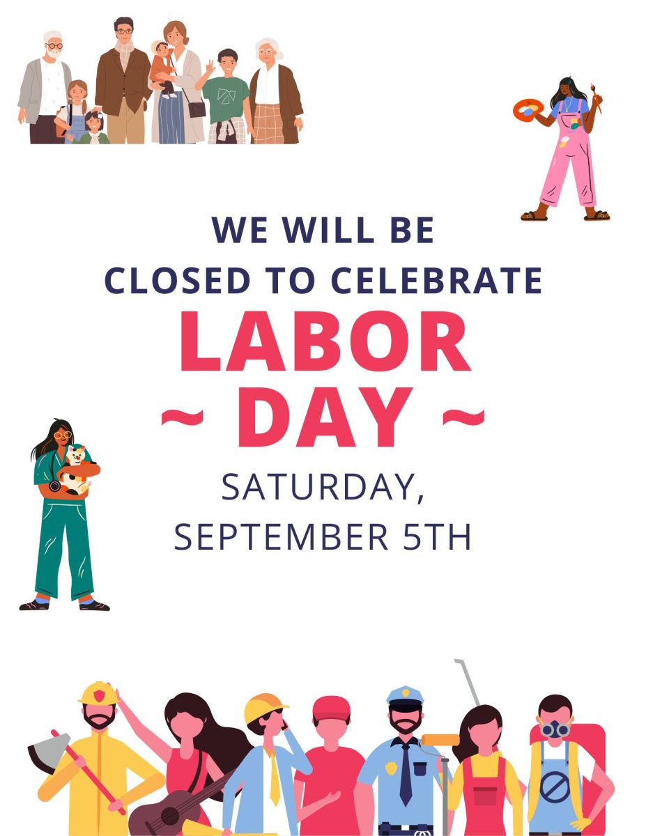 Closed for Labor Day